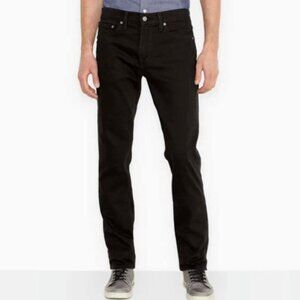 NEW Levis 511 Mens W32 L34 Slim Fit Black Jeans Cotton/Elastane Blend